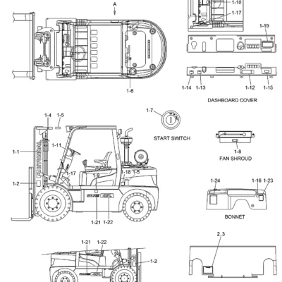 Adesivo-cuidado para a máquina Hyundai