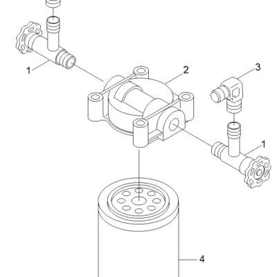 Acoplamento do cotovelo da mangueira para a máquina Hyundai
