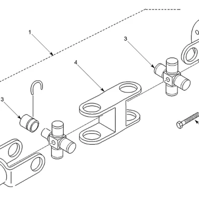 Adaptador-montagem do cruzamento para a máquina Hyundai