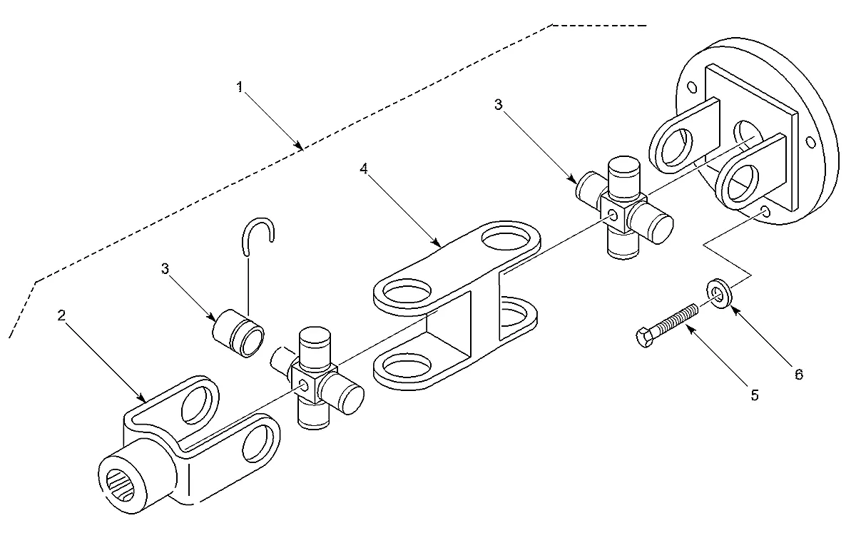 Adaptador-montagem do cruzamento para a máquina Hyundai