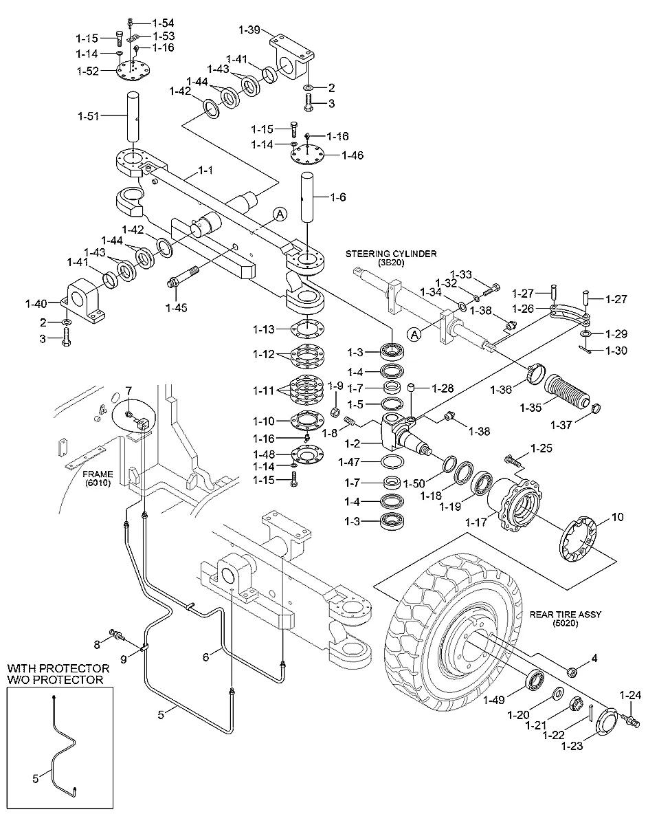Botas para a máquina Hyundai - Imagem 2