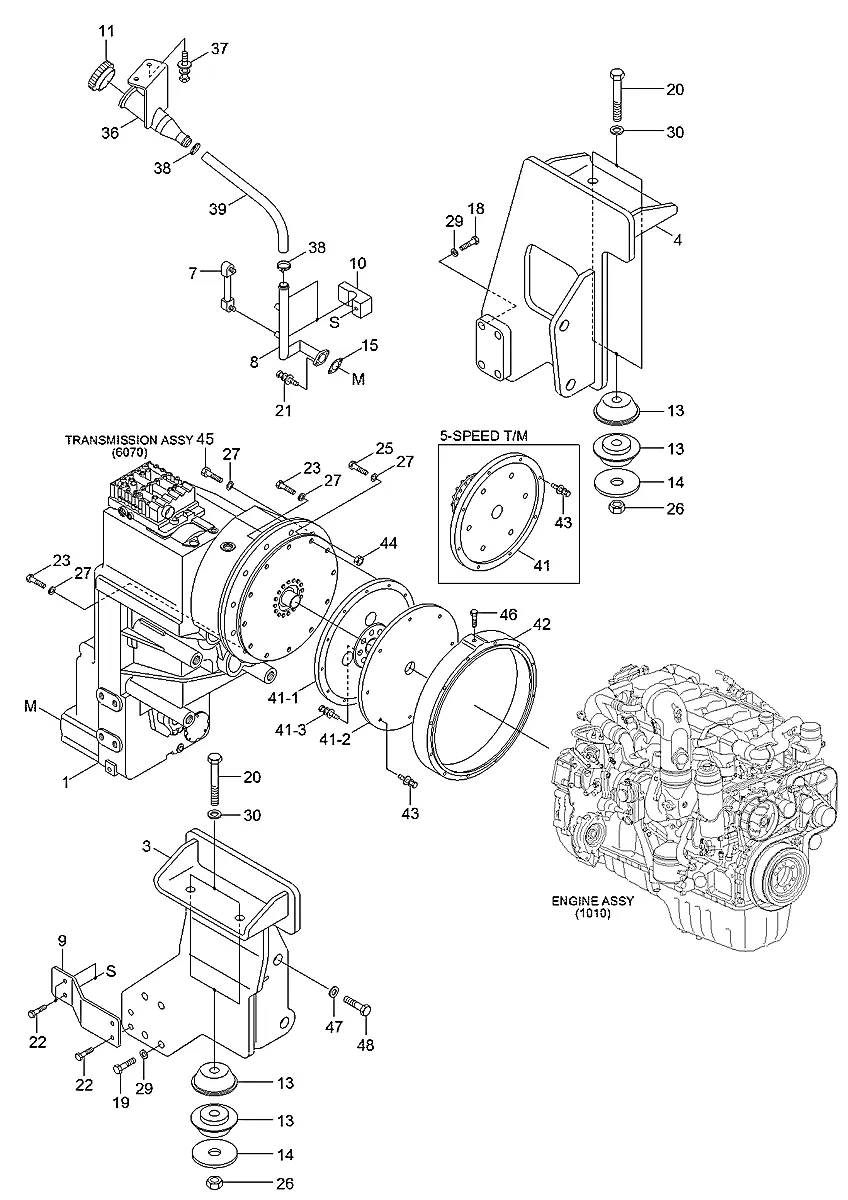 Acoplamento para a máquina Hyundai