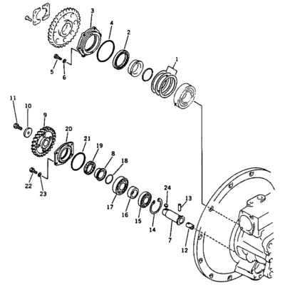 Acoplamento para a máquina Hyundai