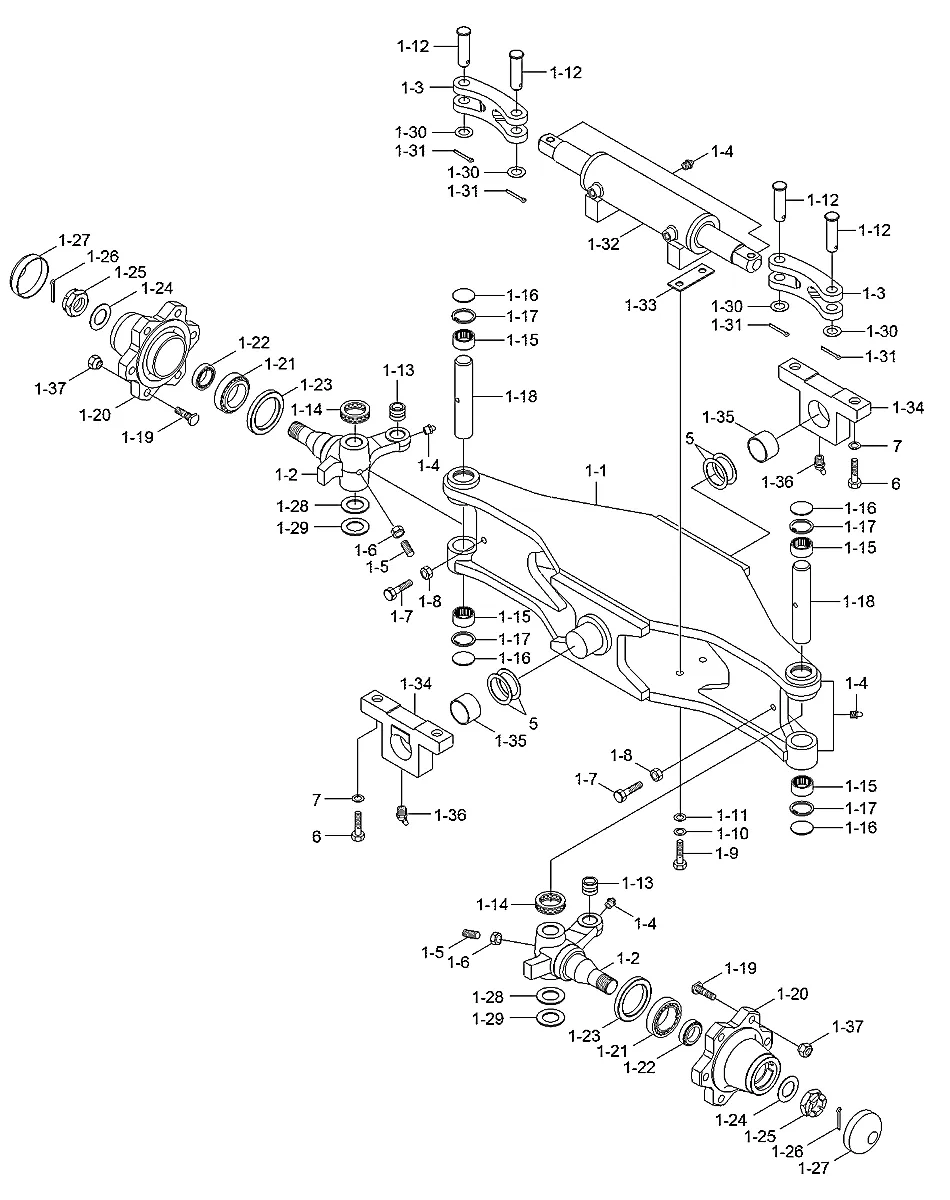 Knuckle para a máquina Hyundai - Imagem 2