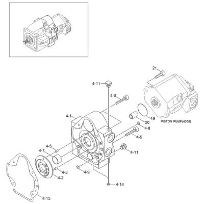 Acoplamento para a máquina Hyundai