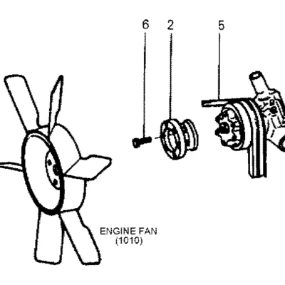 Acoplamento do ventilador para a máquina Hyundai