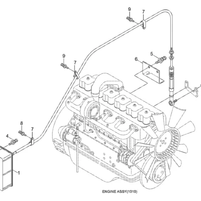 Acelerador atuador(2300l) para a máquina Hyundai