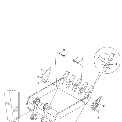 Adaptador para a máquina Hyundai