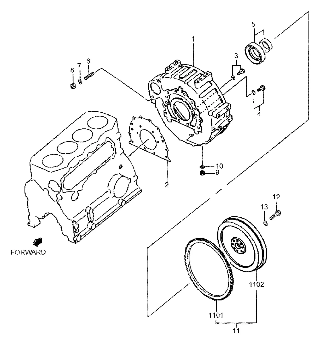 Conjunto-seal-óleo para a máquina Hyundai - Imagem 2