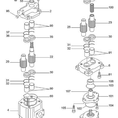 Acoplamento para a máquina Hyundai