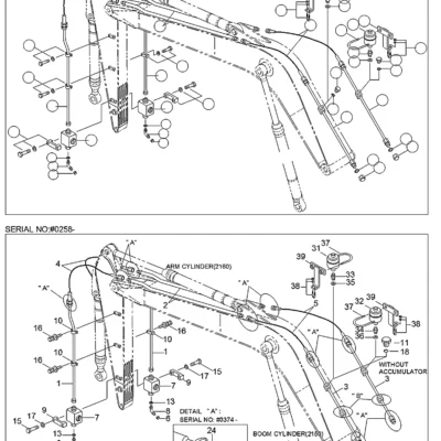Acumulador-fornecimento para a máquina Hyundai