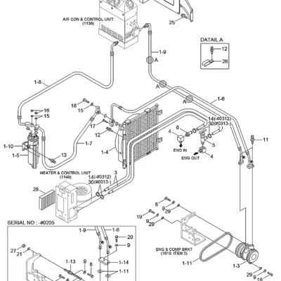 Ajustador para a máquina Hyundai