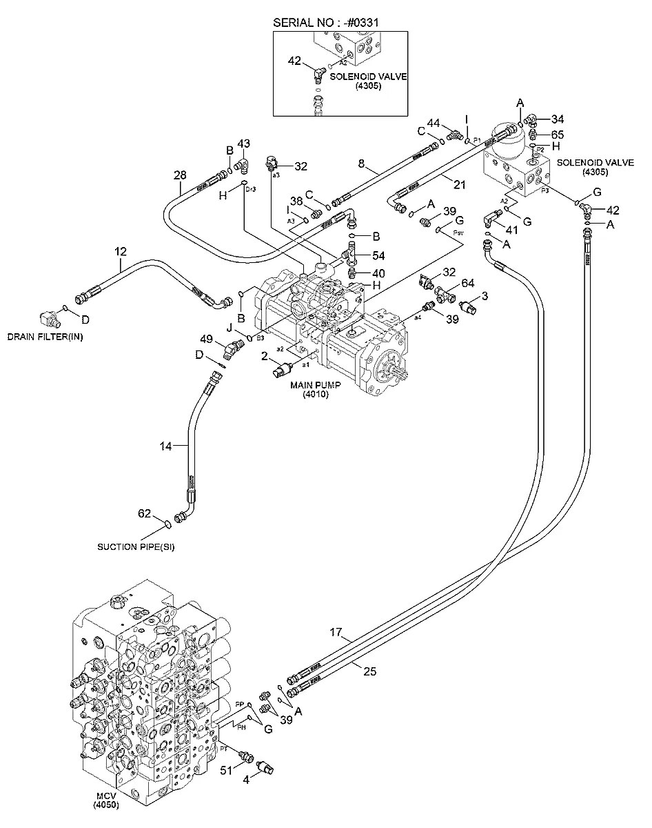 Adaptador para a máquina Hyundai