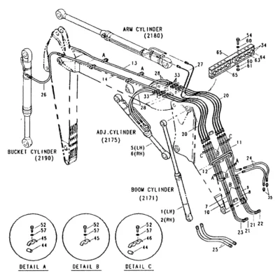 Abraçadeira de mangueira para a máquina Hyundai