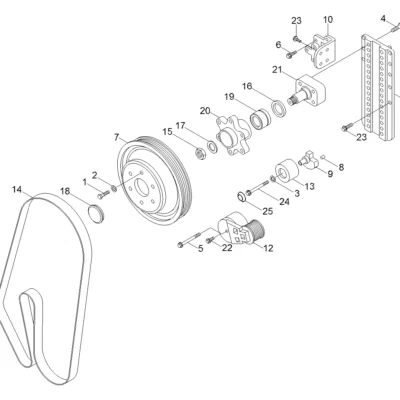 Adaptador-piloto para a máquina Hyundai