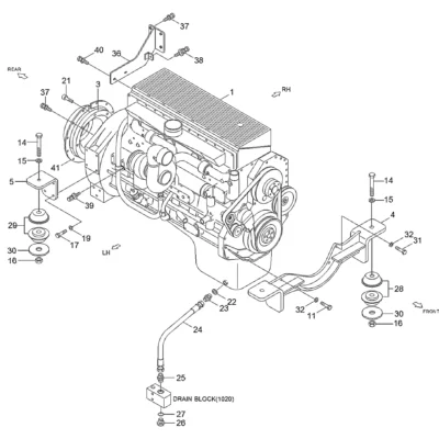 Acoplamento para a máquina Hyundai