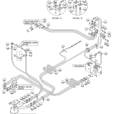 Acionamento da bomba para a máquina Hyundai