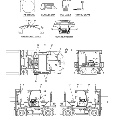 Adesivo-pneu sólido (local) para a máquina Hyundai