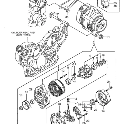 Ajustador-cinto v para a máquina Hyundai