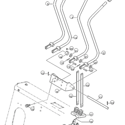 Alavanca de controle de ataca. para a máquina Hyundai