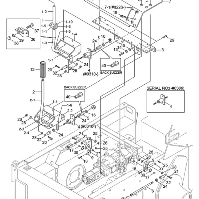 Alavanca de mão-lh para a máquina Hyundai