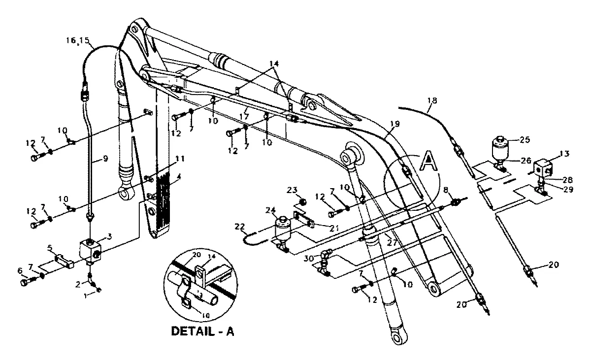 Adaptador em L-90 para a máquina Hyundai