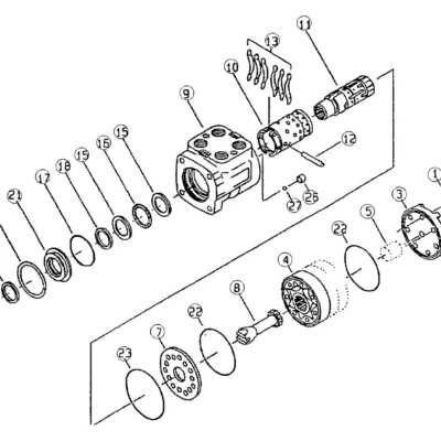 Acionamento para a máquina Hyundai
