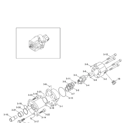 Acoplamento para a máquina Hyundai