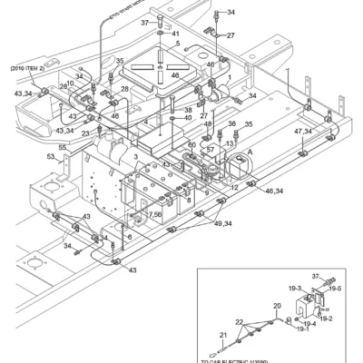 Acoplador rápido externo para a máquina Hyundai
