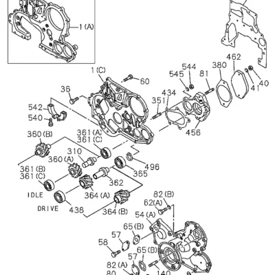 Adaptador - pto para a máquina Hyundai