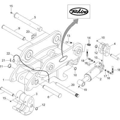 Adaptador para a máquina Hyundai