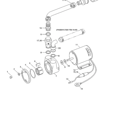 Adaptador-mangueira para a máquina Hyundai