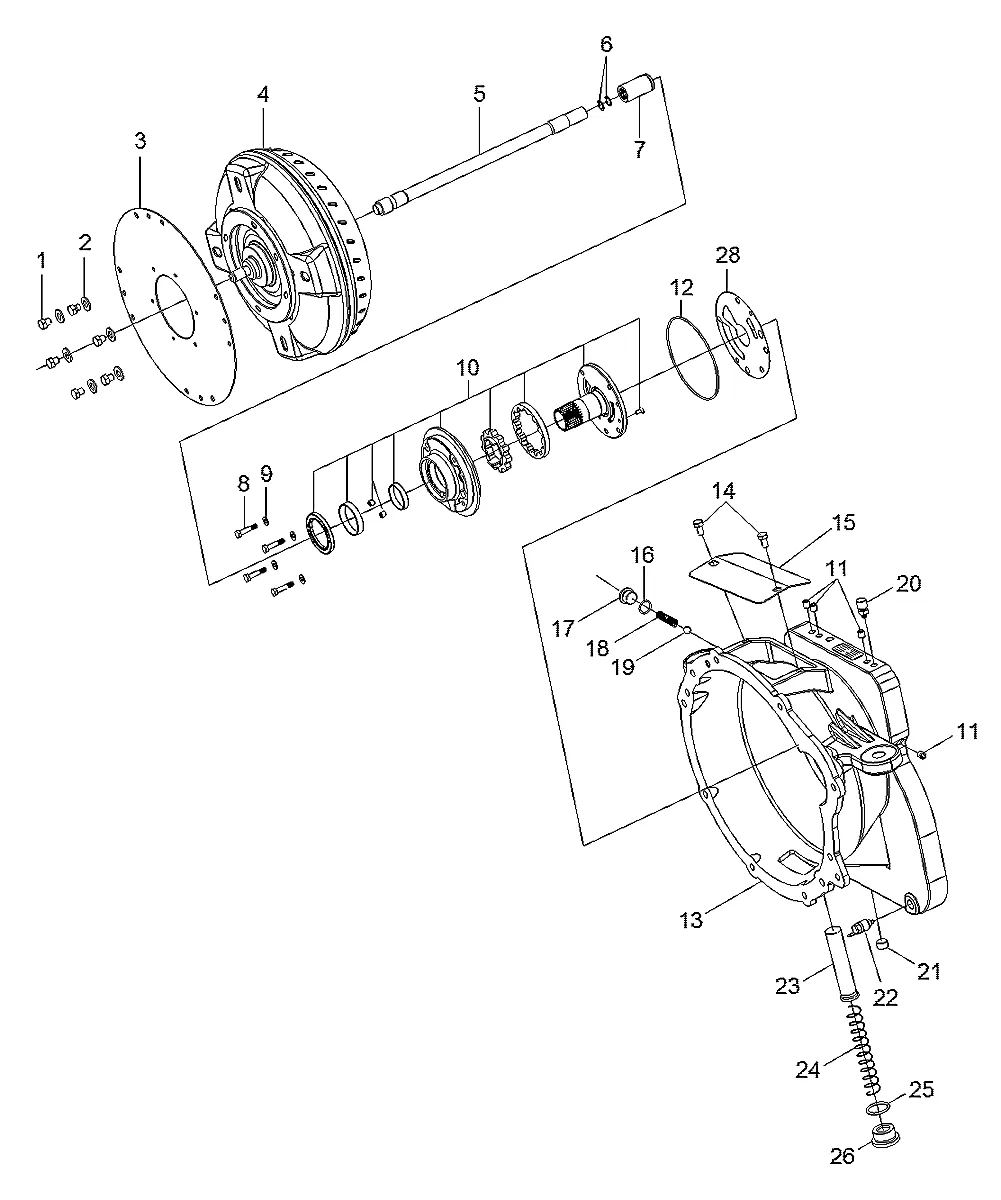 Selo de óleo-bomba c/h para a máquina Hyundai - Imagem 2