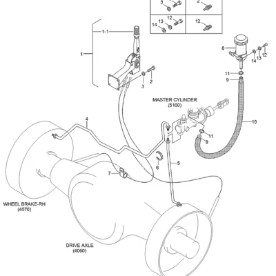 Agarre para a máquina Hyundai