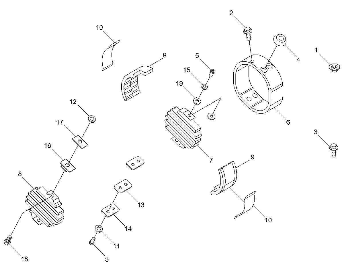 Adaptador - e/conector para a máquina Hyundai