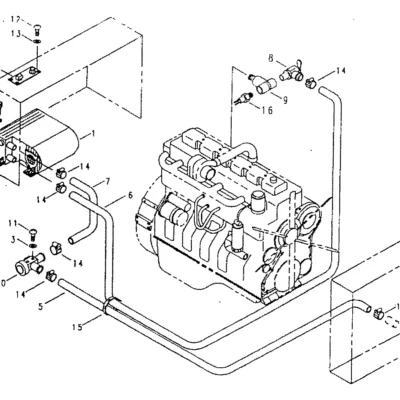 Alavanca de controle para a máquina Hyundai