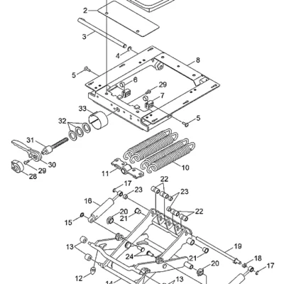 Absorvedor de choque para a máquina Hyundai