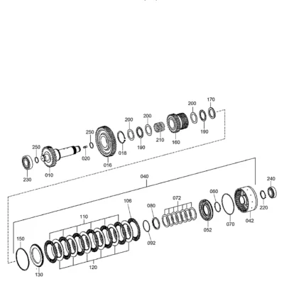 Acoplamento para a máquina Hyundai