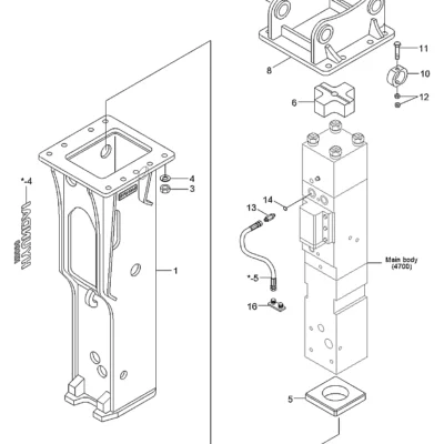 Adaptador para a máquina Hyundai