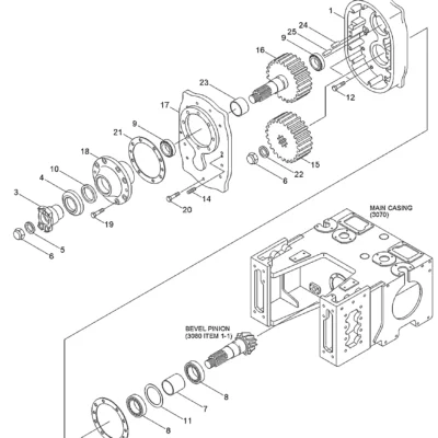 Acoplamento de flange para a máquina Hyundai