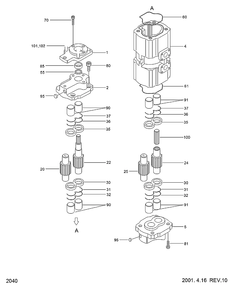 (31,32,36-61,95) para a máquina Hyundai