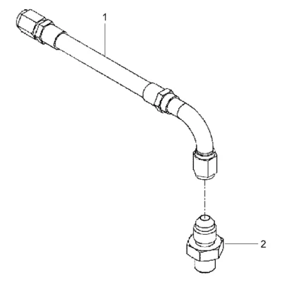Adaptador-bomba hidráulica para a máquina Hyundai