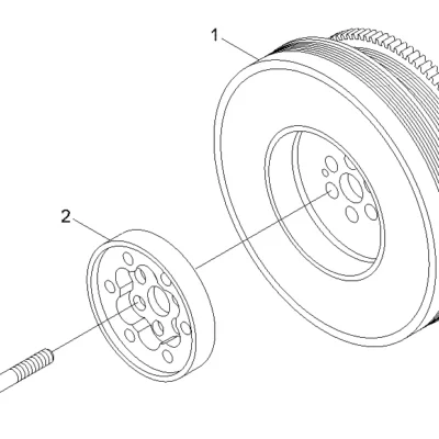Adaptador-eixo de manivela para a máquina Hyundai