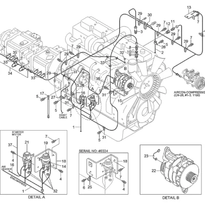Adaptador-sensor de temperatura para a máquina Hyundai