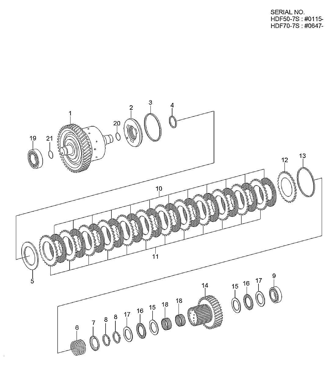 Acoplamento para a máquina Hyundai