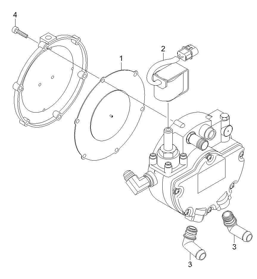 2º diafragma-vapor para a máquina Hyundai