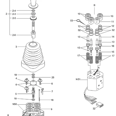Adaptador de alça para a máquina Hyundai