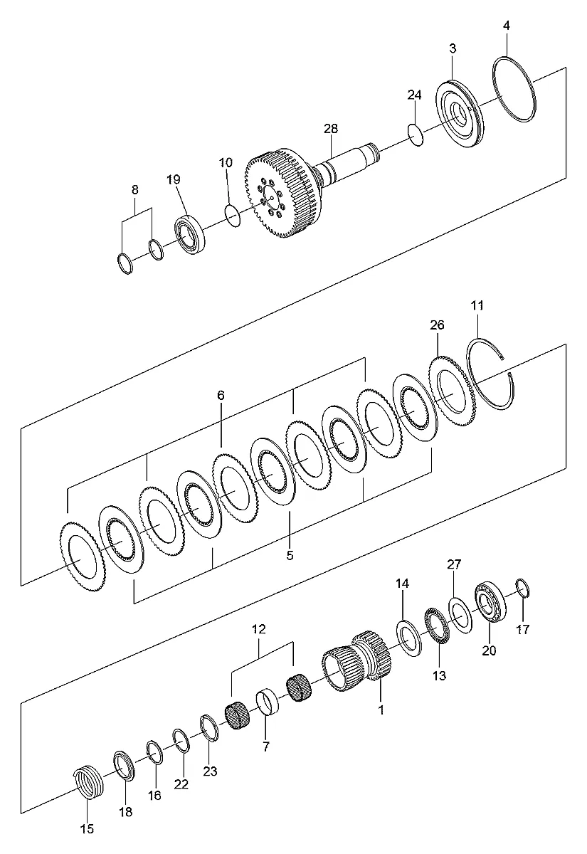 Anel-selo para a máquina Hyundai - Imagem 2