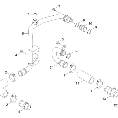 Acoplamento-mangueira simples para a máquina Hyundai