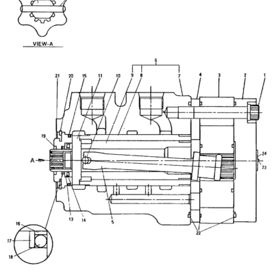 Acionamento para a máquina Hyundai